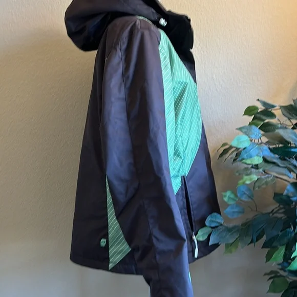 NWOT - Orage Brown and Green Women's Ski Jacket, Women's XL - Picture 5 of 16